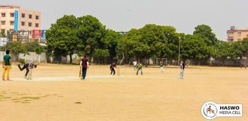 A match in progress at SMS Aga Khan School, Organized by HSWA  Photo: HSWA Media cell